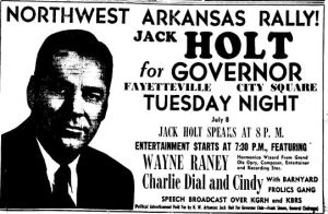Jack Holt - Wayne Raney ad 1952